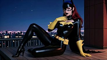 Batgirl Barbara Gordon: Gotham Biggest Slut Getting Creampie (AI)