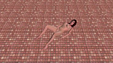 Beautiful Shemale Masturbates with Butt Plug Then Gets Ass Fingered 3D Hentai