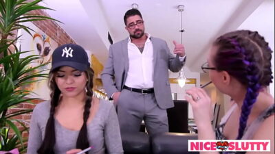 Bi Beauties Gets Nailed By A Big Cock In Threesome by NiceAndSlutty