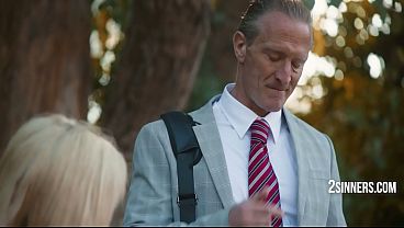 Blonde Student Tempts Married Professor