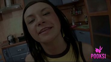 Charlotte M Deepthroats Carlos W’s Shaft While Masturbating!