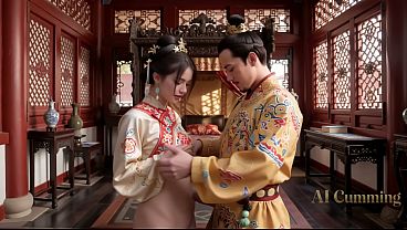 Chinese Emperor fucks his new concubine (AI generated)