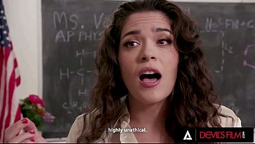 DEVILS FILM – Wild Teacher Victoria Voxxx Gets Ass Fucked And Cum In The Mouth By Her Student
