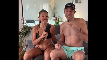 Entrevista en de Malena Ibiza a Scufotos en el jacuzzi