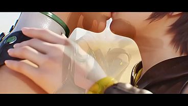 Eve x Lilly Artemis II Lesbian kissing (Stellar Blade /AI generated)