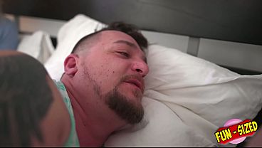 FunSize Teens – A Petite Blonde is Nailed in the Ass by a Fat Man