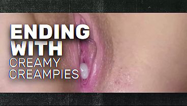 GANGBANG CREAMPIE — Tattooed Brunette Ravyn Alexa Gets Creampies in Gangbang