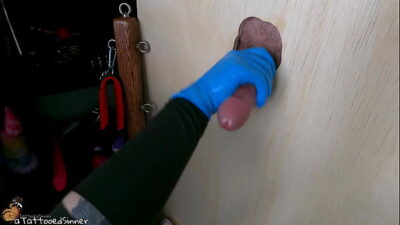 Glory Hole Handjob