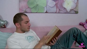 Isolde W Deepthroats Sturdy Cock With Pink Panties At Thighs!