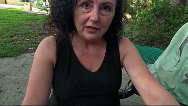 Lady in the Park Gets Stranger Cock