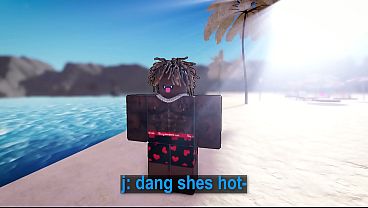 Latina Baddie Gets DESTROYED By BBC On Beach (ROBLOX)