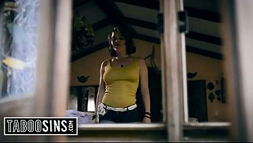 Lonely Wife Cheats Her Husband With Voyeur Neighbor – Krissy Lynn