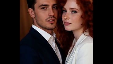 Melinda, Untamed Redhead in Silk, erotic (AI-generated)
