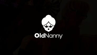 OldNanny – Mature Blonde Cougar In Fishnets Takes BBC Anal On Couch