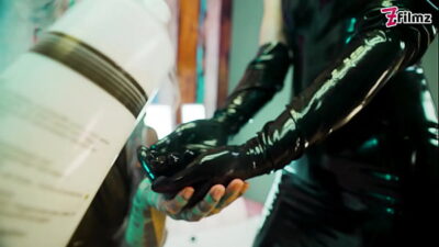 One Latex Domme & Two Latex Sub Girls