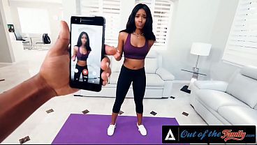 OUT OF THE FAMILY – Gorgeous Lacey London Yoga Pants Rip Leads To Pov Deepthroat With Stepbrother