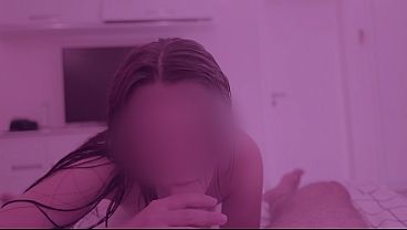Passionate Brunette Swallows Every Drop of My Cum