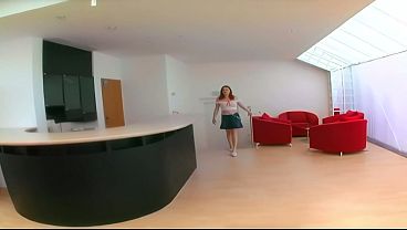 Red-haired girl gets her ass pounded