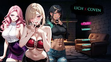 Sexy Blonde Witch Gives Amazing Blowjobs| Hentai Clicker Game| Lich X Coven 2