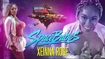 Space Babes ~ Cosmic Seduction in Zero Gravity ~ Ebony Xeinna Rose ~ Interracial Sex