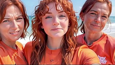 Teen Ginger Scottish Beauty Having Fun in Majorca: nothing beats a Jet2 Holidays – AI Interactive Video