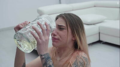 (Wet) Dalila Dark, 12 loads, Cum in Mouth, Bukkake, 5on1, BBC, Pee drink, DP, DAP, Swallow